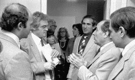 Mitterrand et Rocard en 1974