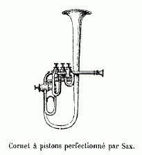 Cornet  pistons de Sax